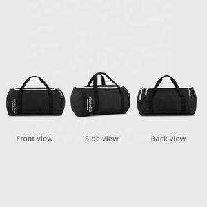 Factory OEM Custom Logo Polyester <b>Weekender</b> <b>Bag</b> Foldable Tote Sport Duffel Gym Travel <b>Bags</b> Zipper Closure Fashionable <b>Men</b> Women - Product Image 2