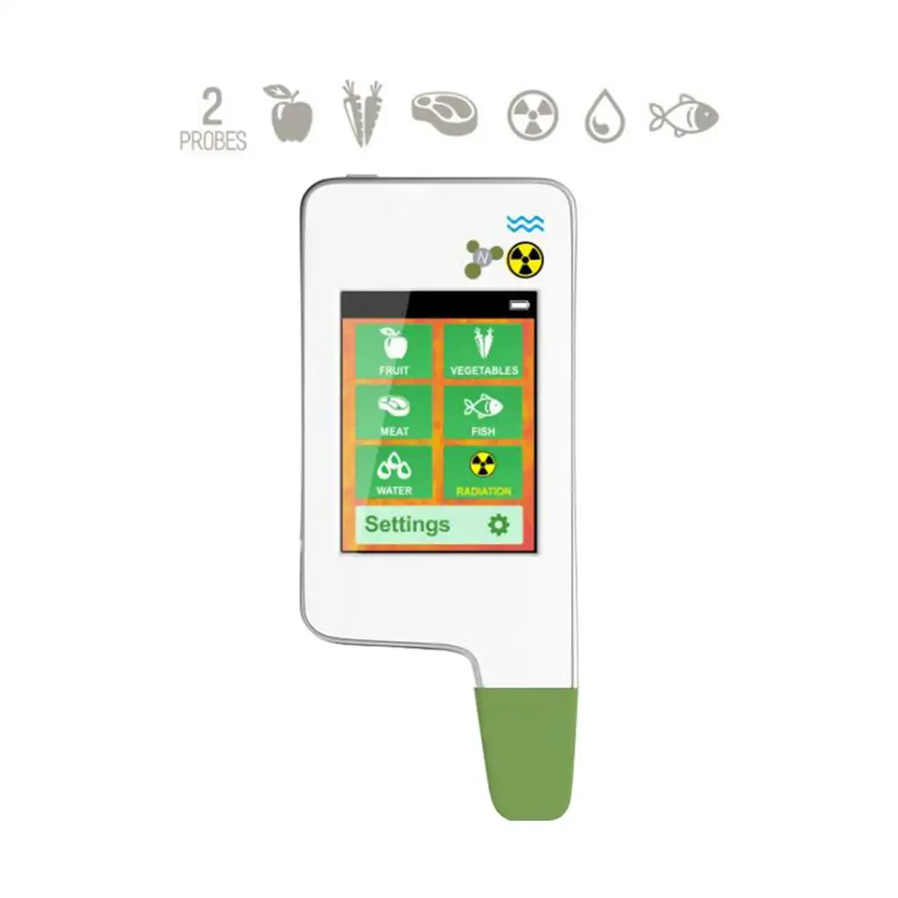 Greentest ECO5F Thực Phẩm An Toàn Môi Trường Tester Rau Trái Cây Thịt Cá Nước Bức Xạ Chất Lượng Nitrate Tester