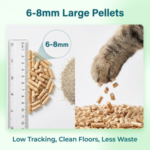 <span class=keywords><strong>Arena</strong></span> para <span class=keywords><strong>Gatos</strong></span> de Madera de Pino Pura 100% Natural Sin Aditivos Biodegradable y Desechable por el Inodoro 5kg Recurso Renovable Ecológico - Product Image 5