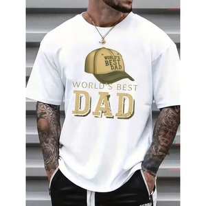 T-shirt de marque de créateur en gros pour hommes, nouveau style tendance, ample, imprimé, en coton, décontracté, pour le sport - Product Image 5