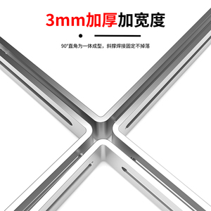 Supports d'angle en acier inoxydable épaissi, réglables en forme de L, connecteurs robustes de 3 mm - Product Image 4