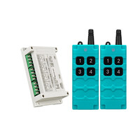 Récepteur industriel sans fil 433 MHz 4 canaux, interrupteur de télécommande longue portée, contrôleur de relais 10A, antenne DC12V/24V/36V/48V