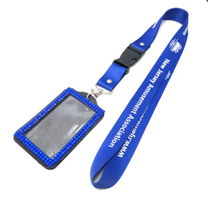 Tùy Chỉnh Thương Hiệu Giá Rẻ In <span class=keywords><strong>Polyester</strong></span> Dây Buộc Với Làm Việc ID Chủ Thẻ Dây Buộc - Product Image 3