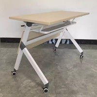 Table d'entraînement modulaire personnalisable, de haute qualité, résistante à l'eau, réglable, pliable et convertible, pour bureau moderne et usage domestique, en bois