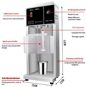 Máquina de Granizados y Mezcladora de Alimentos 380W, Licuadora de Frutas y Nueces, Máquina de Batidos, Máquina de Helados <span class=keywords><strong>McFlurry</strong></span>, Máquina de Helados Razzle - Product Image 5