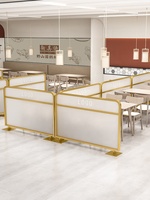 Cloison de séparation commerciale pour hôtel, restaurant de hotpot, écran en verre dépoli Changhong, séparateur de cabine sans perçage, salon