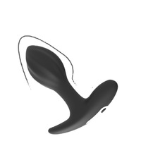 Vente en gros d'un plug anal en silicone ABS, 10 modes de vibration, étanche IPX7, rechargeable par USB, jouet sexuel pour adultes pour femmes
