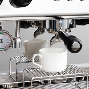 Nueva Cafetera Comercial Profesional de Tres Cabezas, Cafetera Italiana Automática para Espresso - Product Image 5