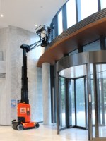 Nacelle élévatrice télescopique avec moteur diesel, pièces de nacelle élévatrice électrique, nacelle élévatrice portable pour l'accès aux étagères hautes en entrepôt