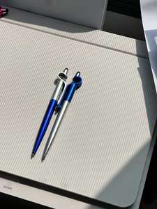 Pena Stylus 3 in 1 Plastik Ballpoint Twist Pen Penyangga Ponsel Kepala Stylus Dengan Logo Kustom Pena Promosi Murah Layar Sentuh - Product Image 6