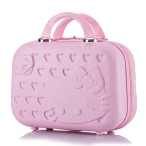 Maletín Tipo Trolley para Niños de Hello Kitty y Kuromi en ABS+Nylon con Forma de Concha Marina, Bolsa de Maquillaje Cosmética Portátil de Dibujos Animados para Viaje, Juguetes y Regalos - Product Image 3