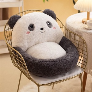 <span class=keywords><strong>Dessin</strong></span> <span class=keywords><strong>animé</strong></span> ours chaise coussin intégré soutien lombaire Super doux en peluche bureau sédentaire artefact mignon hiver siège PP coton maille - Product Image 2
