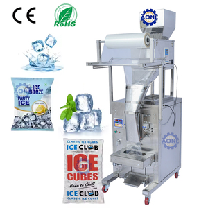 Máquina de envasado de hielo con doble vibración y descarga, para bolsas de 100g, 500g, 1000g, máquina de envasado de helado en China - Product Image 1