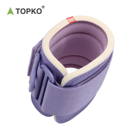 Attaches de cheville souples pour le fitness avec boucle de fermeture, protection professionnelle en matériau SBR - Accessoires pour machine à câble pour les jambes