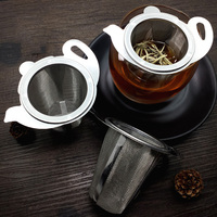 Colador de Té Extra Fino de Acero Inoxidable, Filtro de Té Apto para Botellas y Aberturas de Botellas con Cadena
