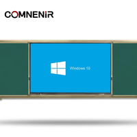 Papan Tulis Interaktif 86-Inci Grosir dengan PC All-in-One Anti-Silau Multi-Touch untuk Ruang Kelas Sekolah