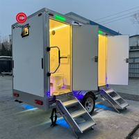 Multifonctionnel Vip Mobile Toilet Film And Tv Production Set Bathroom Trailer à vendre
