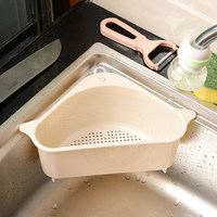 Évier triangulaire filtre vidange cuisine égouttoir éponge support stockage cuisine évier crépine panier pour cuisine