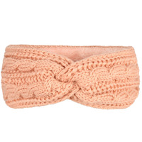 Bandeau d'hiver en tricot doublé de polaire extensible personnalisé pour femmes, bandeaux de ski d'hiver en tricot doublé de polaire pour femmes