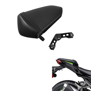 Siège passager arrière TCMT pour moto Kawasaki <span class=keywords><strong>Ninja</strong></span> <span class=keywords><strong>300</strong></span> 2013-2017 2016 <span class=keywords><strong>2015</strong></span> 2014, coussin en cuir noir XF-560M - Product Image 1