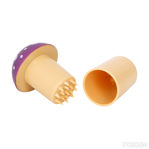 Molinillo de plástico, tarro, trituradora de hierbas para tabaco, molinillo de hierbas con diseño de setas, logotipo personalizado, accesorios para fumar, suministros para fumadores - Product Image 6