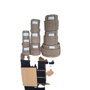 เชือกปอกระเจาธรรมชาติ100%,เชือกถักสำหรับการปีนเขาทำสวนการเกษตร - Product Image 5