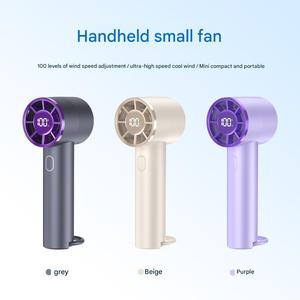 Ventilateur USB sans lame pour voiture et extérieur-Ultra silencieux, contrôle tactile à 5 vitesses, rechargeable, écologique et léger - Product Image 4