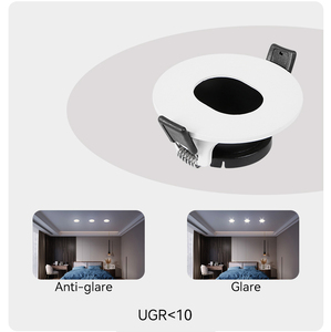 กรอบไฟสปอตไลท์แบบเอียง MR16ปิดภาคเรียน GU10ที่อยู่อาศัย - Product Image 4