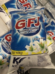 Detergente en Polvo Desechable Ecológico Marca <span class=keywords><strong>GFJ</strong></span>, 10 kg, 15-30% de Ingredientes con Fragancia a Limón y Lavanda para Lavandería - Product Image 2