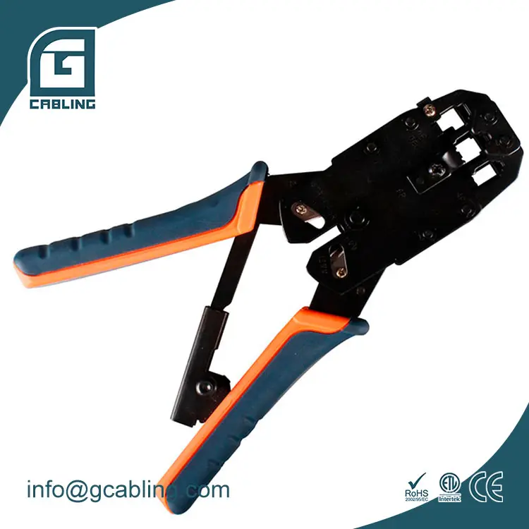 Gcabling rj45 crimping tool 8P/6P/4P RJ45 RJ12 RJ11 network tools cable network hand crimping tool copper wire stripper