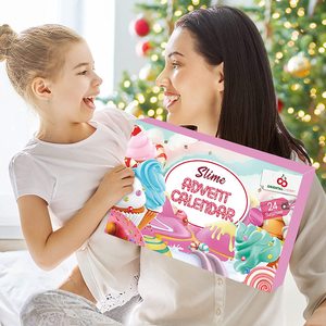 Regalo Navideño 2025 para Niños, Juego Educativo de Slime de 24 Colores, Calendario de Adviento con Plastilina y Slime - Product Image 5