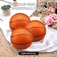 Mini ballon de basket en mousse léger, silencieux et souple pour enfants et tout-petits, idéal pour l'intérieur, la plage, la piscine et les jeux en extérieur