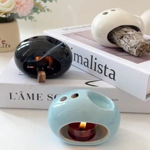 เตาน้ำมันหอมระเหยอเนกประสงค์สำหรับโยคะน้ำมันหอมระเหยสีขาวขายส่ง - Product Image 6