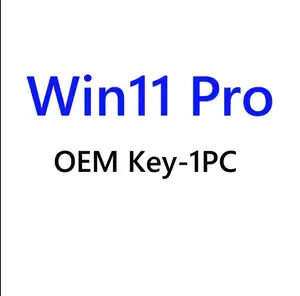 Chave OEM genuína Win 11 Pro Ativação 100% Online Win 11 Licença OEM profissional 1 PC Win 11 Pro chave digital enviar para a página de chat Ali