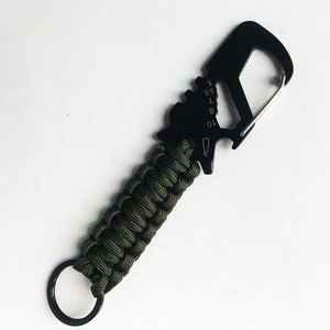 KongBo EDC Multi herramienta Supervivencia al aire libre 550 Paracord Llavero Senderismo Trekking Jogging Mountaineer Mosquetón - Product Image 6