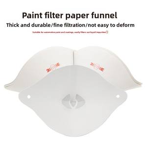 Funil de Papel Filtrante Descartável de Malha 120 para Tinta Automotiva - Ferramenta de Mistura de Malha de Poliéster para Pintura de Veículos - Product Image 2
