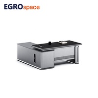 Bureau de direction EGROspace – Design moderne pour PDG, directeur et manager – Table de bureau organisatrice