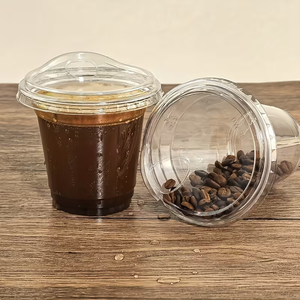 Gobelets en plastique jetables transparents personnalisés en <span class=keywords><strong>PET</strong></span>, gobelets pour boissons froides, café, bubble tea avec couvercles, écologiques, 12 oz, 14 oz, 20 oz, 32 oz, 16 oz - Product Image 6