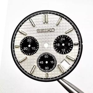 Accesorios de Lujo Nuevos, Esfera Verde de 33.6mm con Tres Agujas, Movimiento de Cuarzo VK63 Luminoso de Lujo, Piezas de Reloj - Product Image 6