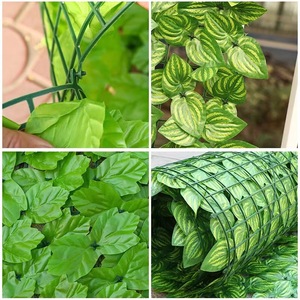 Cerca Artificial de Hiedra para Privacidad, Rollo de Hojas Verdes de Plástico, Impermeable, para Jardín, Balcón, Decoración de Pared, <span class=keywords><strong>Bodas</strong></span> y Fiestas - Product Image 6