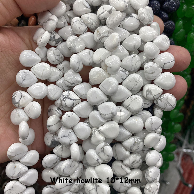 2024 Crystal Beads Jewellery Making Teardrop Beads Genuine Natural Loose Gemstone Stone Beads for Jewelry Making
