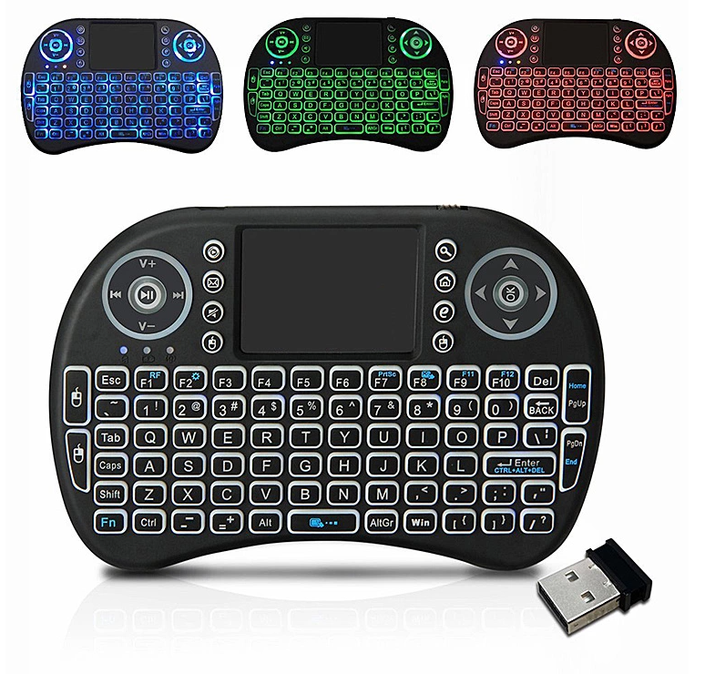 Dry battery three-color backlight