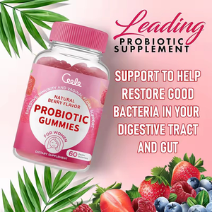 Özel etiket vajinal 300 milyar Cfu pembe vajinal probiyotik sindirim Gummies üreticisi kadınlar için probiyotik gummies - Product Image 3