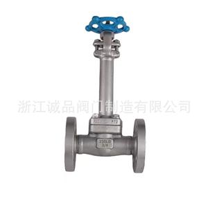 วาล์วควบคุมเชื่อมหน้าแปลนสแตนเลส DJ41W-16P DJ61F วาล์วปิด-เปิดอุณหภูมิต่ำ - Product Image 3