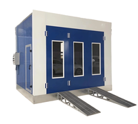 Cabine de peinture à pulvérisation de chauffage au gaz pour bus, camion, voiture, certifiée CE Xinyuan, four de cuisson, éclairage LED, température de cuisson 0-400, 16kw 380V