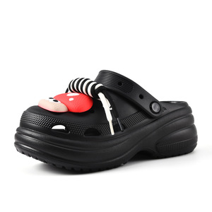 Women's Platform <b>Clogs</b> EVA Breathable Non Slip Cartoon Mushroom Design Summer Outdoor Sandals Size 35-40 Pink - Product Image 5