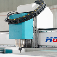 Routeur CNC de bureau Jinan Mosencnc 1325 de bonne qualité avec kit PLC, engrenage et aspiration pour gravure et découpe du bois et du métal