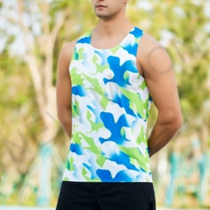 Chaleco Deportivo Transpirable de Secado Rápido para Hombre, Personalizado con Impresión por Sublimación de Alta Calidad para Maratón - Product Image 5