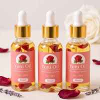XINHEYU Huile de massage Yoni à l'huile essentielle de rose, prête à l'exportation, blanchissante, équilibrante du pH, à base de plantes, soin doux, hygiène féminine