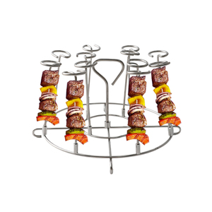 Griglia <span class=keywords><strong>in</strong></span> Acciaio Inox per <span class=keywords><strong>Friggitrice</strong></span> <span class=keywords><strong>ad</strong></span> <span class=keywords><strong>Aria</strong></span>, Griglia per Cottura a Vapore, Griglia per Spiedini BBQ con Spiedini per Cottura e Uso Domestico, Accessori da Cucina - Product Image 1